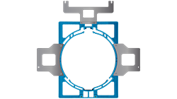 φ250mm QS Spider Base Frame P=520